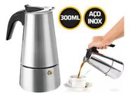 Cafeteira Italiana Moka Inox 300ml Serve 6 Xícaras - Hauskraft