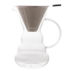 Cafeteira Jarra de Vidro Borossilicato Com Filtro Inox 500ml