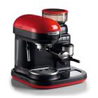 Cafeteira Maquina Ariete Expresso Moderna Manual Com Moedor Vermelha