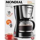 Cafeteira Mondial Dolce Arome Inox 127V Preto 550W C-30 18X