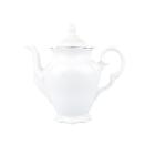 Cafeteira Porcelana Schmidt - Dec. Pomerode Filetado Prata 0012