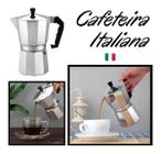 Cafeteira Pratica Manual Italiana Moka 3 Xícaras Café - ZEM