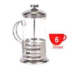 Cafeteira Prensa Francesa 350ml Vidro E Inox Cafe French - TopRio - Pressca