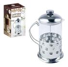 Cafeteira Prensa Francesa Cremeira 800ml Inox e Vidro - Art House