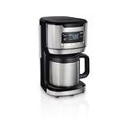 Cafeteira Programmable Hamilton Beach com Jarra térmica (46391), 12 xícaras, Preto e Inox