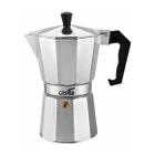 Cafeteira tipo italiana de aluminio 300 ml para 6 xicaras 50 ml - QUERO PRESENTEAR