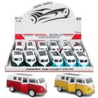 Caixa 12 Carrinho em Miniatura Perua Kombi de Ferro Atacado