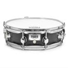 Caixa 14" x 4 Bateria Madeira Preta 10 Afinações Power Turbo