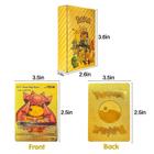 Caixa 55 Cartas Folha De Ouro Pokemon Gx Vmax Dx Douradas