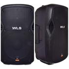 Caixa Acústica WLS S15 Ativa Bluetooth + Caixa S15 Passiva