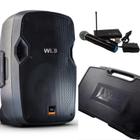 Caixa Acústica Wls S15 Ativa Bluetooth + Microfone S/Fio Jwl