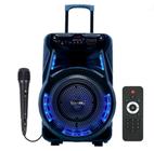 Caixa Amplificada Sumay Style 12 800w 1x12 Poleg Bluetooth Usb - Karaokê - Microfone C/Fio - Multimídia