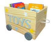 Caixa Baú Toy Box Organizador De Brinquedos Montessoriana