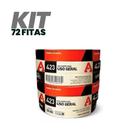 Caixa c/ 72 unid de fita crepe 423 18x50 uso geral tapefix adere