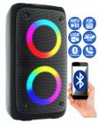 Caixa Caixinha De Som Amplificada Portátil Bluetooth FM USB SD Led Rgb Bateria