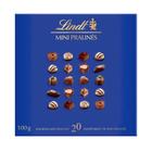Caixa Chocolates Lindt Pralines Azul/Rosa 100g cada