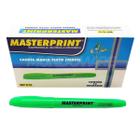 Caixa com 12 Caneta Marca Texto Verde Masterprint