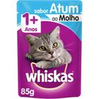 caixa com 12 sachês whiskas alimento úmido para gatos