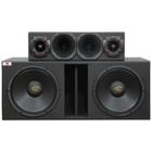 Caixa Com 2 Woofer De 12 Eros E-450Lc + Corneteira Hinor