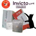 Caixa com 20 Invicto Antipulgas 11,4mg Gato e Cachorro até 11,4 kg