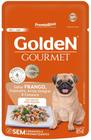 Caixa com 20 Sachês Golden Gourmet Cães Adultos Porte Pequeno sabor Frango 85g - PremieR Pet