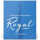 Caixa Com10 Palhetas Para Sax Soprano Royal RIB1015 Dureza 1.5