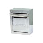 Caixa Correio Cartas Popular 30 Inox Para Grade 13x25x30cm - Metal Mig