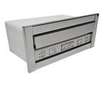 Caixa Correio Square Slim Inox Carta (luxxoni)