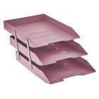Caixa correspondência tripla articulável rosa Acrimet