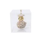 Caixa de Acrílico Decorativa Com Pedra Rosa do Deserto PP - Charm Decor Stones