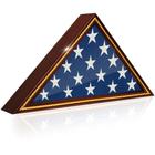 Caixa de Exibição para Bandeira Americana - 9,5 x 5 Pés - Para Bandeiras Dobradas e Enterros
