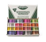 Caixa de Giz de Cera Triangular Crayola Classpack - 16 Cores, 256 unidades