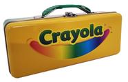 Caixa de lápis The Tin Box Company Crayola Tote com alça