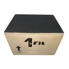 Caixa de Madeira Salto Caixote Jump Box Oficial 30x40x45cm 12'' 1 Fit
