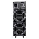 Caixa de Som Amplificada ACA 1101 Black Duplo 8 AUX/USB/CARD, Bluetooth, 1100W RMS, Preto