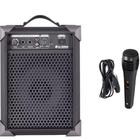 Caixa De Som Amplificada Microfone/guitarra Lx40 Com Mic