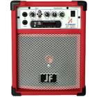 Caixa De Som Bluet Mic Guitar 6 Pol. 30W Rms Cor Vermelho