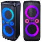 Caixa de Som Bluetooth 600W com Led Amplificador com Microfone Original Xtrad