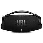 Caixa De Som Bluetooth JBL Boombox 3 Wifi Preta Até 24h de Reprodução À Prova dágua 136W