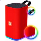 Caixa De Som Bluetooth Rgb Com Rádio Fm Caixinha Potente Com Som Alto Entrada Usb