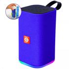 Caixa De Som Bluetooth Rgb Com Rádio Fm Caixinha Potente Com Som Alto Entrada Usb