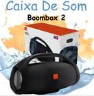 Caixa De Som Boombox Gigante 70w 35 Cm Rapido Preto Hpeletronicos