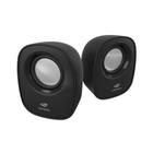 Caixa De Som C3 Tech 2.0 Portátil 3w Rms Preta - Sp-30bk