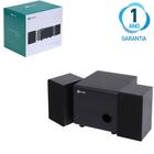 Caixa de Som com Subwoofer 2.1 Caixas Satélites 16W Cabo P2 Garantia de 1 Ano - Vinik