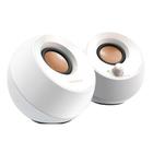 Caixa de Som Creative Pebble 2.0, USB, 2W RMS, Branco - 51MF1680AA001