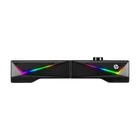 Caixa de Som Gamer HP DHE-6005, RGB, 2x 3W, USB, Estéreo, Preto - 4J8Y7AA