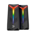 Caixa de Som Gamer KBM Gaming RGB AUX Drive de 45mm RMS 10W - KGCSG120