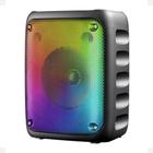 Caixa de Som Grande Bluetooth Amplificada Portátil 30W Super Potente Led RGB Grasep D-8110