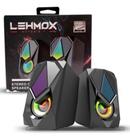 Caixa De Som Pc Game 2.0 Rgb Lehmox Gt-s2 Hyper Gt Novo