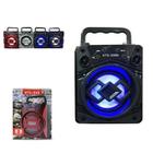 Caixa de Som Portátil com Bluetooth KTS-1049A Pendrive Mp3 Radio Fm
